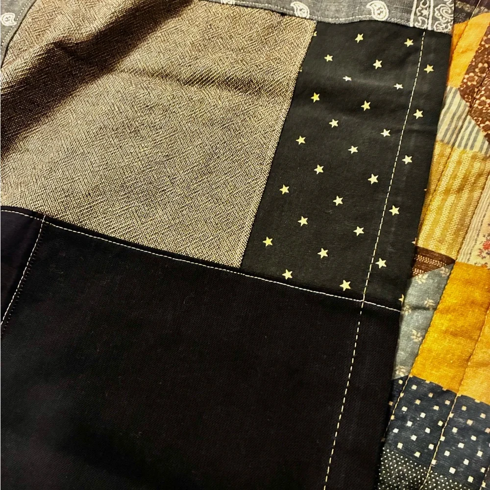 CUSTOM RRL/RL PATCHWORK SCARF (100% UPCYCLED RALPH LAUREN FABRICS)- 1 OF A KIND